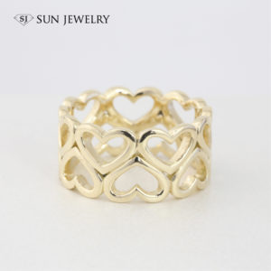 ハートのゴールドリング