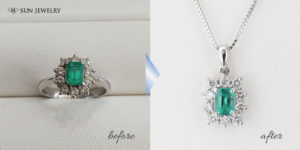エメラルド ジュエリーリフォーム